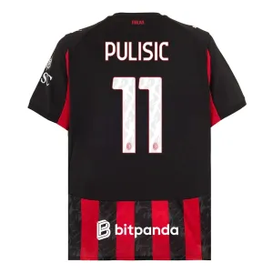 AC Milan Christian Pulisic 11 Nogometni Dresovi 2025/26 Domaći