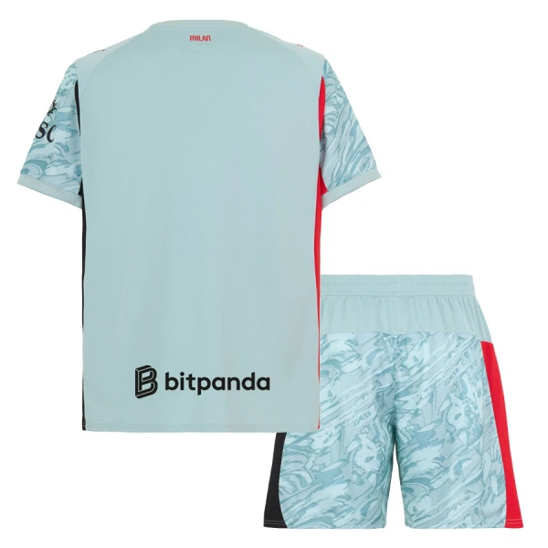 AC Milan Djeca Golmanski Nogometni Dresovi 2025/26 Plava (+ Kratke Hlače)