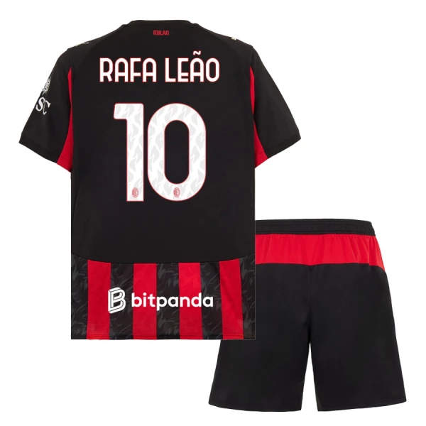 AC Milan Rafael Leão 10 Djeca Nogometni Dresovi 2025/26 Domaći (+ Kratke Hlače) AC Milan Rafael Leão 10 Djeca Nogometni Dresovi 2025/26 Domaći (+ Kratke Hlače)
