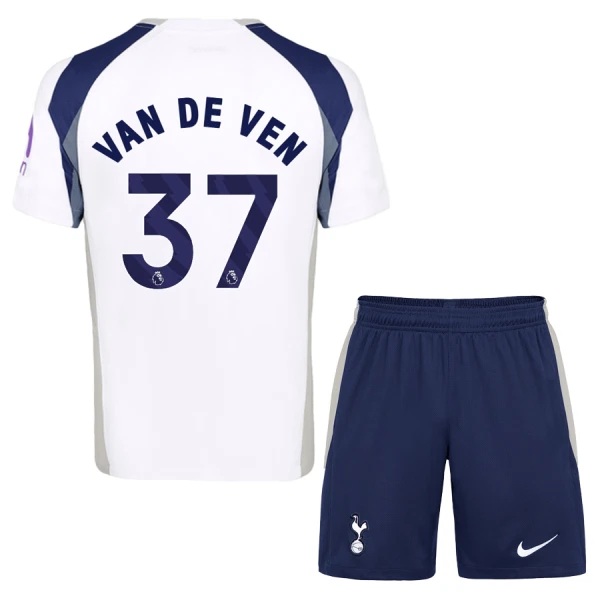 Tottenham Hotspur Micky van de Ven 37 Djeca Nogometni Dresovi 2025/26 Domaći (+ Kratke Hlače)
