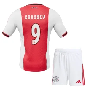 Ajax Brobbey 9 Djeca Nogometni Dresovi 2025/26 Domaći (+ Kratke Hlače)