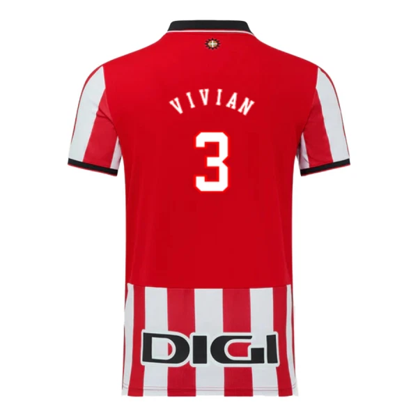 Athletic Bilbao Vivian 3 Djeca Nogometni Dresovi 2025/26 Domaći (+ Kratke Hlače)