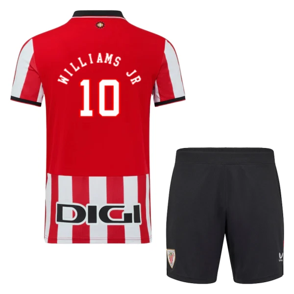 Athletic Bilbao Williams JR 10 Djeca Nogometni Dresovi 2025/26 Domaći (+ Kratke Hlače)
