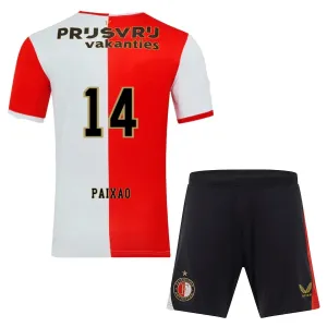Feyenoord Rotterdam Paixao 14 Djeca Nogometni Dresovi 2025/26 Domaći (+ Kratke Hlače)