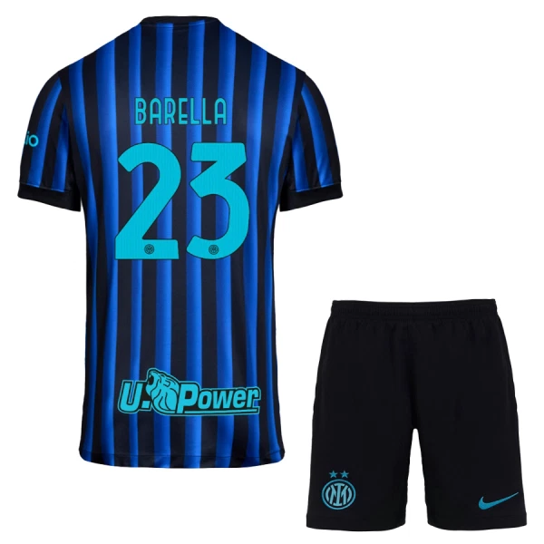 Inter Milan Nicolò Barella 23 Djeca Nogometni Dresovi 2025/26 Domaći (+ Kratke Hlače) Inter Milan Nicolò Barella 23 Djeca Nogometni Dresovi 2025/26 Domaći (+ Kratke Hlače)