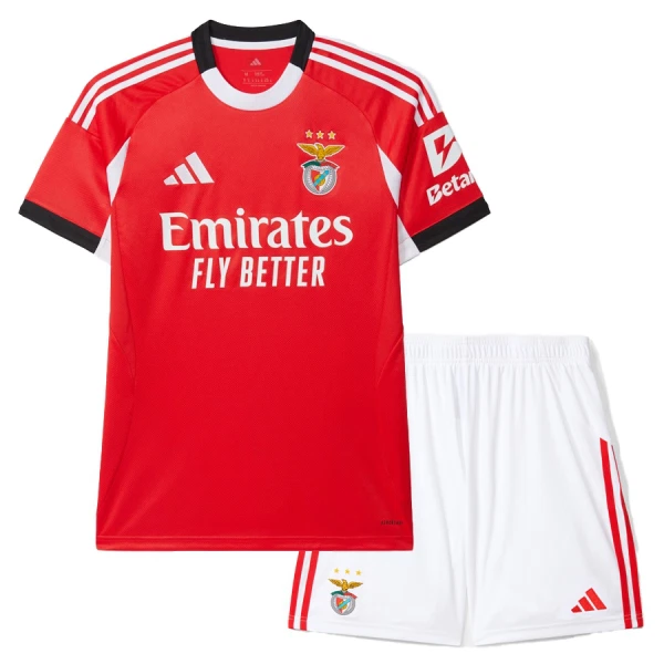 SL Benfica Djeca Nogometni Dresovi 2025/26 Domaći (+ Kratke Hlače)