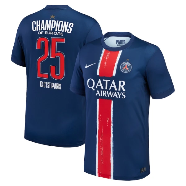 Paris Saint-Germain 1 Star Champions of Europe Nogometni Dresovi 2024/25 Domaći