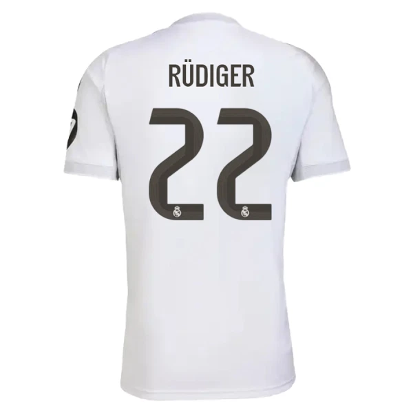 Real Madrid Antonio Rüdiger 22 Nogometni Dresovi 2025/26 Domaći