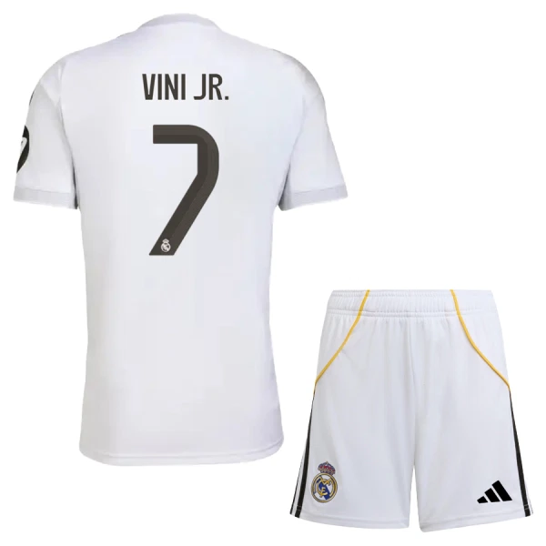 Real Madrid Vinicius Junior 7 Djeca Nogometni Dresovi 2025/26 Domaći (+ Kratke Hlače)
