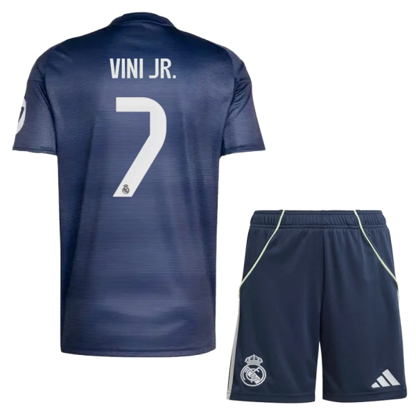 Real Madrid Vinicius Junior 7 Djeca Nogometni Dresovi 2025/26 Gostujući (+ Kratke Hlače)