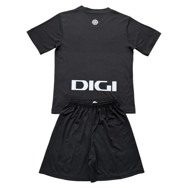 Athletic Bilbao Djeca Golmanski Nogometni Dresovi 2025/26 Crna (+ Kratke Hlače)