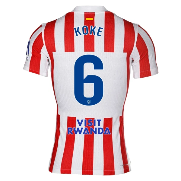 Atlético Madrid Koke 6 Nogometni Dresovi 2025/26 Domaći