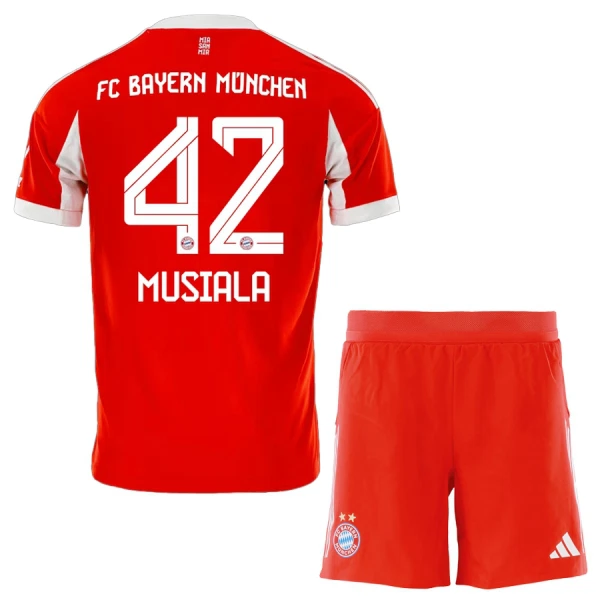 FC Bayern München Jamal Musiala 42 Djeca Nogometni Dresovi 2025/26 Domaći (+ Kratke Hlače)