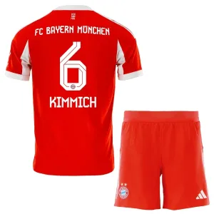 FC Bayern München Joshua Kimmich 6 Djeca Nogometni Dresovi 2025/26 Domaći (+ Kratke Hlače)