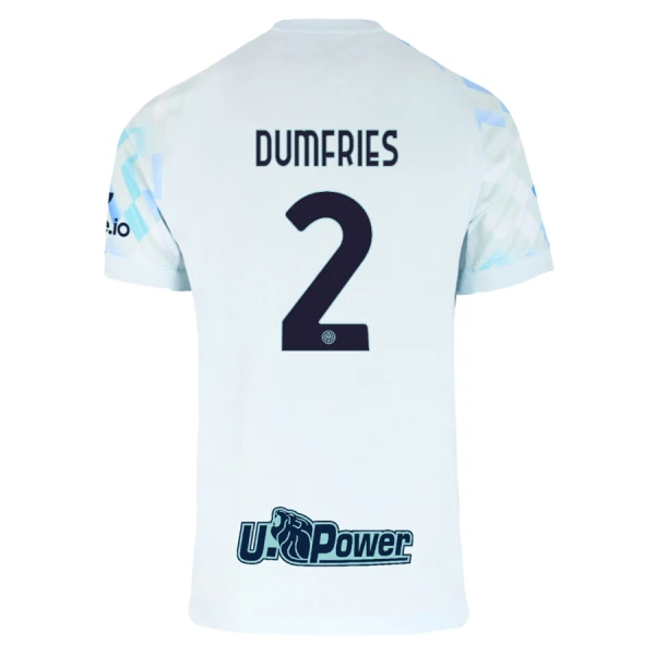 Inter Milan Dumfries 2 Nogometni Dresovi 2025/26 Gostujući