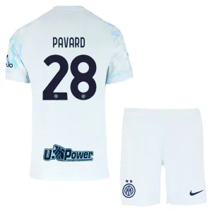 Inter Milan Pavard 28 Djeca Nogometni Dresovi 2025/26 Gostujući (+ Kratke Hlače)