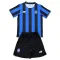 Atalanta Djeca Nogometni Dresovi 2025/26 Domaći (+ Kratke Hlače)