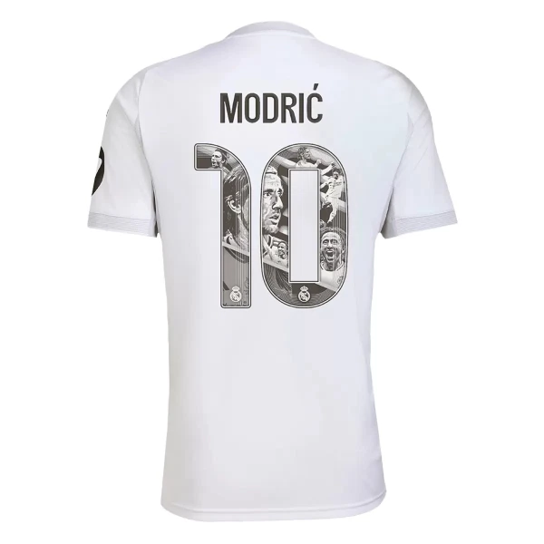 Real Madrid Luka Modrić 10 Djeca Nogometni Dresovi 2025/26 Domaći Posebno Izdanje (+ Kratke Hlače)