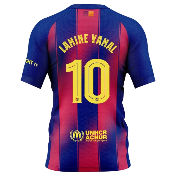 FC Barcelona Lamine Yamal 10 Nogometni Dresovi 2025/26 Domaći