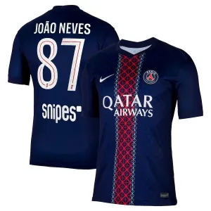 Paris Saint-Germain João Neves 87 Nogometni Dresovi 2025/26 Domaći