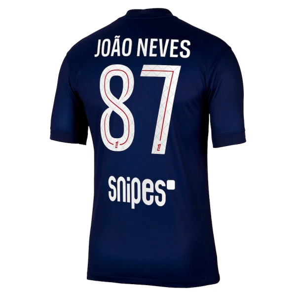 Paris Saint-Germain João Neves 87 Nogometni Dresovi 2025/26 Domaći