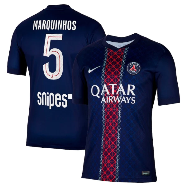 Paris Saint-Germain Marquinhos 5 Nogometni Dresovi 2025/26 Domaći