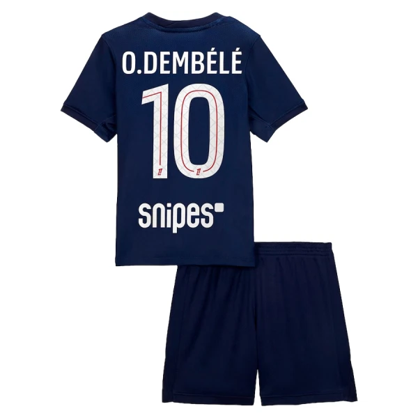Paris Saint-Germain Ousmane Dembélé 10 Djeca Nogometni Dresovi 2025/26 Domaći (+ Kratke Hlače)