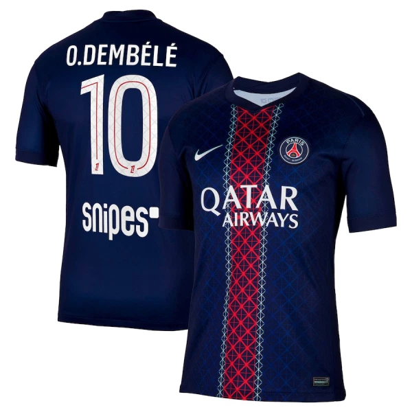 Paris Saint-Germain Ousmane Dembélé 10 Nogometni Dresovi 2025/26 Domaći