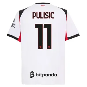 AC Milan Christian Pulisic 11 Nogometni Dresovi 2025/26 Gostujući