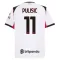 AC Milan Christian Pulisic 11 Nogometni Dresovi 2025/26 Gostujući