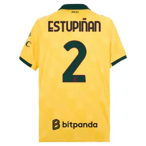 AC Milan Estupinan 2 Nogometni Dresovi 2025/26 Treći