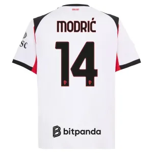 AC Milan Luka Modrić 14 Nogometni Dresovi 2025/26 Gostujući