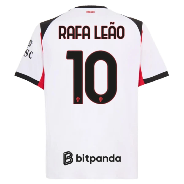 AC Milan Rafael Leão 10 Nogometni Dresovi 2025/26 Gostujući