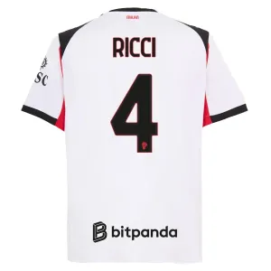 AC Milan Ricci 4 Nogometni Dresovi 2025/26 Gostujući