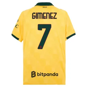 AC Milan Santiago Gimenez 7 Nogometni Dresovi 2025/26 Treći