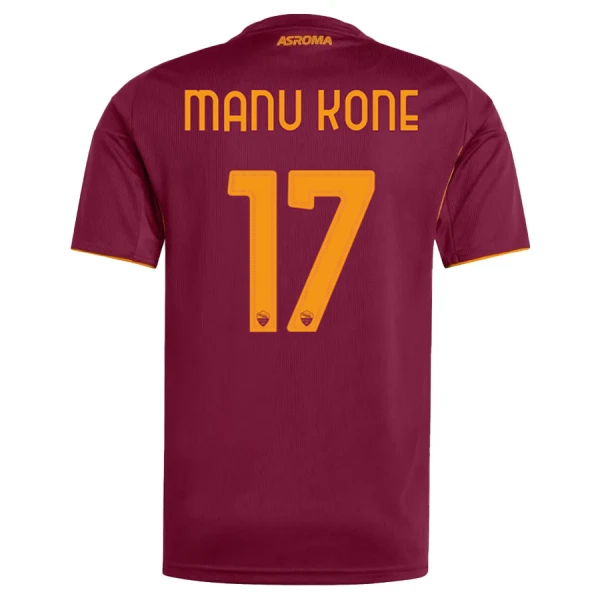 AS Roma Manu Kone 17 Djeca Nogometni Dresovi 2025/26 Domaći (+ Kratke Hlače)