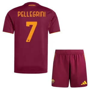 AS Roma Pellegrini 7 Djeca Nogometni Dresovi 2025/26 Domaći (+ Kratke Hlače)