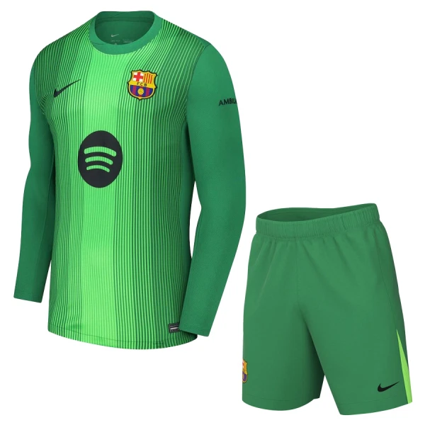 FC Barcelona Djeca Golmanski Nogometni Dresovi 2025/26 Dugi rukav (+ Kratke Hlače) FC Barcelona Djeca Golmanski Nogometni Dresovi 2025/26 Dugi rukav (+ Kratke Hlače)