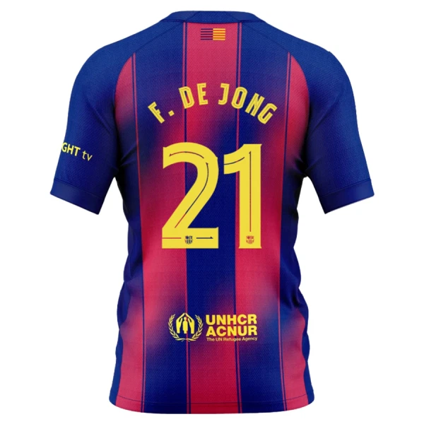 FC Barcelona Frenkie de Jong 21 Nogometni Dresovi 2025/26 Domaći FC Barcelona Frenkie de Jong 21 Nogometni Dresovi 2025/26 Domaći