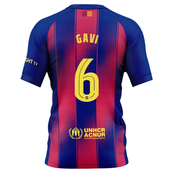 FC Barcelona Gavi 6 Djeca Nogometni Dresovi 2025/26 Domaći (+ Kratke Hlače)