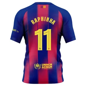FC Barcelona Raphinha 11 Nogometni Dresovi 2025/26 Domaći