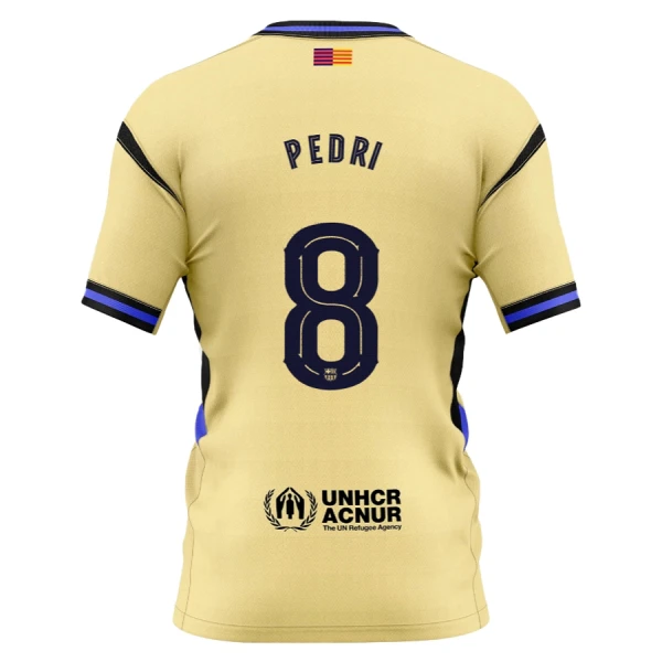 FC Barcelona x Kobe Bryant Pedri 8 Djeca Nogometni Dresovi 2025/26 Gostujući (+ Kratke Hlače)