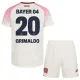 Bayer 04 Leverkusen Alejandro Grimaldo 20 Djeca Nogometni Dresovi 2025/26 Gostujući (+ Kratke Hlače)