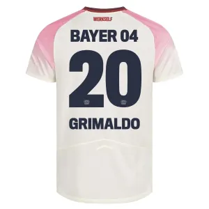 Bayer 04 Leverkusen Alejandro Grimaldo 20 Nogometni Dresovi 2025/26 Gostujući