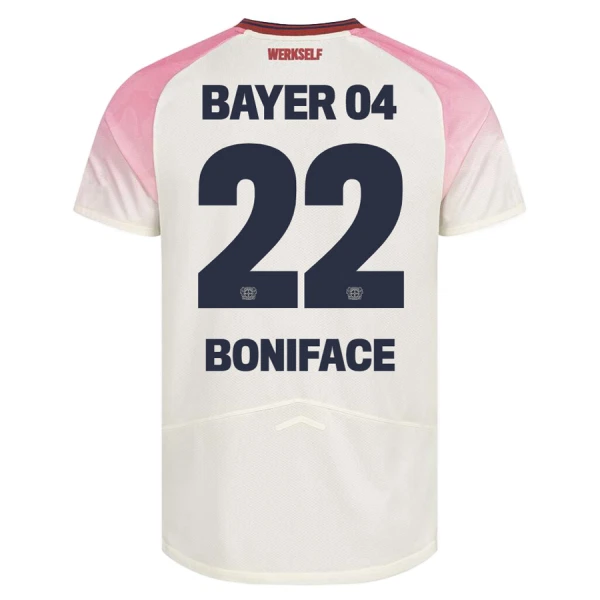 Bayer 04 Leverkusen Victor Boniface 22 Nogometni Dresovi 2025/26 Gostujući