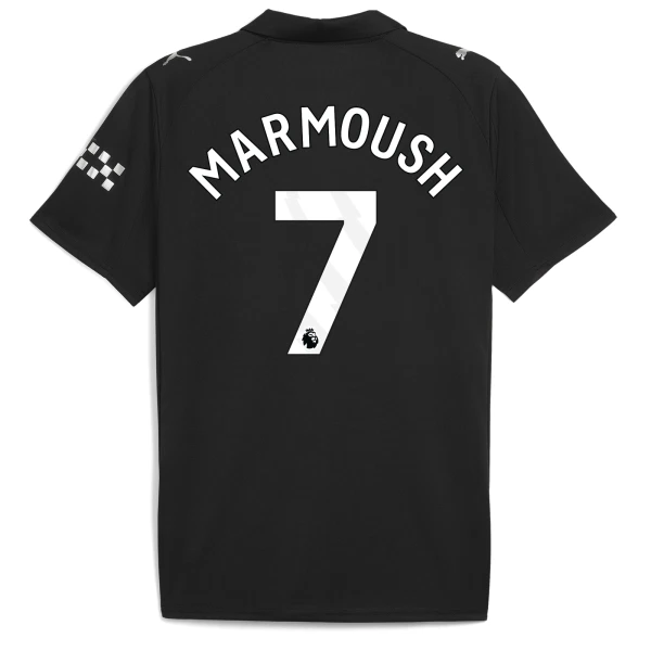 Manchester City Omar Marmoush 7 Nogometni Dresovi 2025/26 Gostujući Manchester City Omar Marmoush 7 Nogometni Dresovi 2025/26 Gostujući