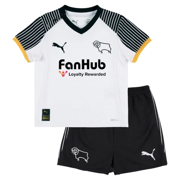 Derby County Djeca Nogometni Dresovi 2025/26 Domaći (+ Kratke Hlače)