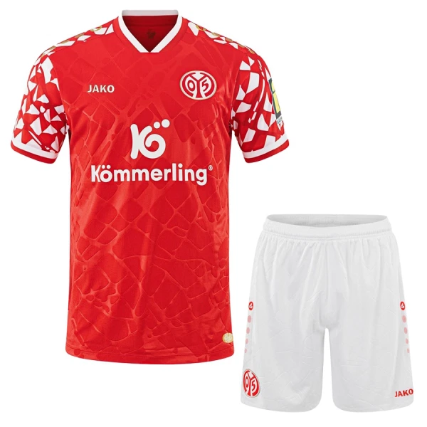 FSV Mainz 05 Djeca Nogometni Dresovi 2025/26 Domaći (+ Kratke Hlače)