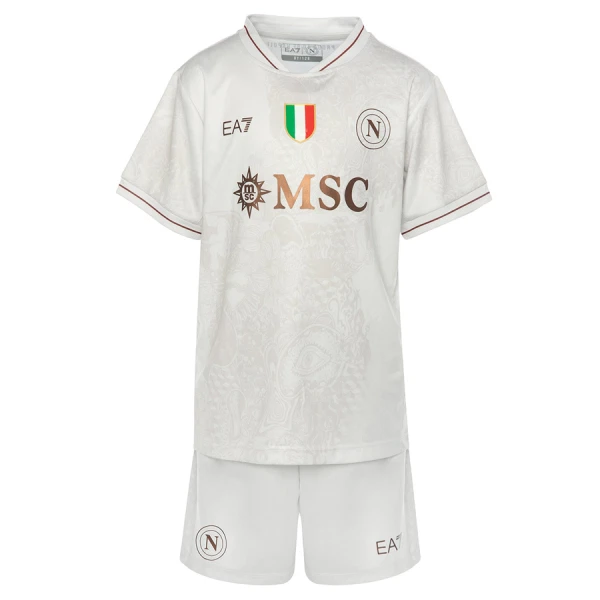SSC Napoli Djeca Nogometni Dresovi 2025/26 Gostujući (+ Kratke Hlače)
