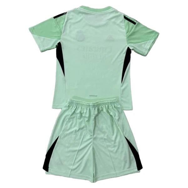 Real Madrid Djeca Golmanski Nogometni Dresovi 2025/26 Zelena (+ Kratke Hlače)